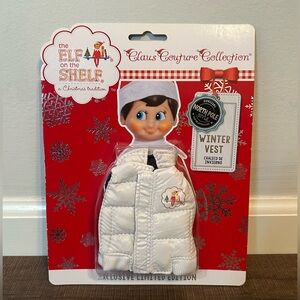 2014 RARE The Elf On The Shelf Claus Couture Collection Christmas Winter Vest